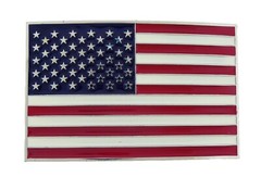 New American Men Flag USA Women Belt Buckle Western Cowboy Cowgirl Metal Rodeo