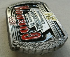 JEFF GORDON NASCAR WINSTON CUP CHAMPION #24 NASCAR SPECIAL EDITION BELT BUCKLE