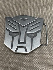 Transformers Metal Belt Buckle deception vintage 3 1/2&Prime;