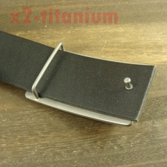 Titanium anti-allergy rectangle plate Belt Buckles for 1.5&Prime; or 1.3&Prime; belt XZ499