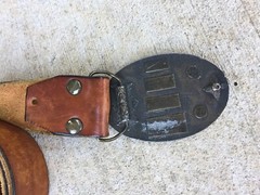 BERGAMOT BRASS WORKS Buckle 1977 SISKIYOU & ARROYO GRANDE LEATHER & BUCKLE CO&rsquo;S
