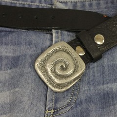 Belt buckle snail silver rustic buckle belt buckle removable clasp