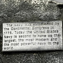 Siskiyou Buckle Co United States Navy Belt Buckle 1987 Pewter Ship Eagle
