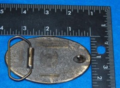 PureGro Company 1890 1980 90 Years Belt Buckle, Complete & Functional