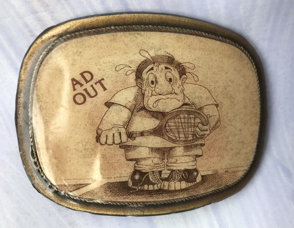 Belt Buckle for the tennis Buff. Unique