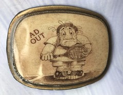 Belt Buckle for the tennis Buff. Unique