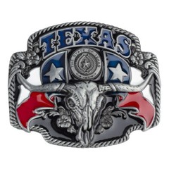 Longhorn Bull Belt Buckle for Men Western Rodeo Texas Cowboy Hebillas Vaqueras