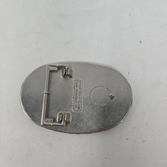 Vintage 1977 Fleetwood Mac Belt Buckle Pacifica Mfg Rumours Rock Band Blue Oval