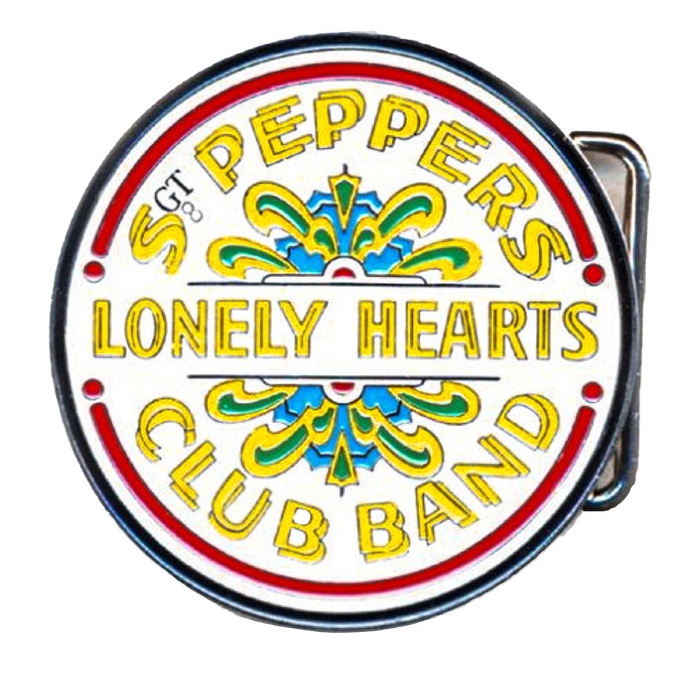 Men&rsquo;s Beatles Sgt Pepper Drum Belt Buckle Multi
