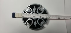 Stylized Iron Cross Independence Cross Black Enamel Belt Buckle Round – NOS