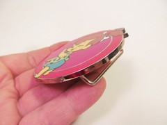 *Flintstones Pebbles Silver Tone & Enamel Belt Buckle GTO Design Studio
