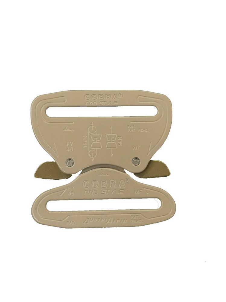 AustriAlpin 45mm 1.75&Prime; Sand Cobra Buckle – Male & Female Fixed – FY45SFF-XL