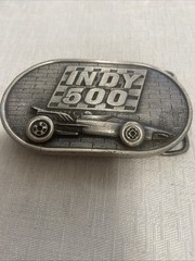 Vintage Collectible Indy 500 Memorial Day NASCAR Racing Belt Buckle 1976