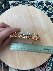 Western Buckle Gold Silver Red Black Red Horse Cowboy Buckle 2 » Hebilla Vaquero