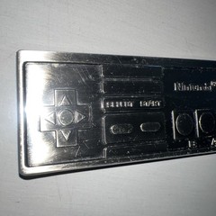 RARE Nintendo Entertainment System NES Controller Metal Belt Buckle Chrome 2007
