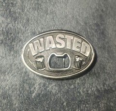 Beer Bottle Opener Belt Buckle Wasted Scene Heavy – GW13