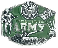 United States Army Military Enameled Belt Buckle New
