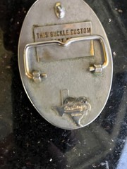 Texas Water Utilities Assc Vintage Brass Belt Buckle Creative Casting Denison