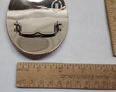 1987 – SCSA – 25-27 – shooting – GERMAN SILVER – BELT BUCKLE – listing # 9564