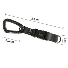 Tactical Keychain Molle Webbing Hook Belt Buckle Detachable Carabiner Key Rings