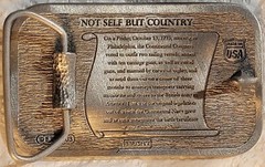 US Navy Pewter/Enamel Belt Buckle – Great Gift – Free Shipping