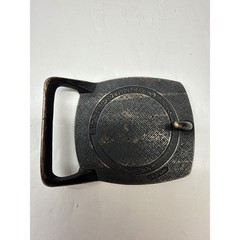 Vintage 1978 Tech-Ether Guild Solid Brass Flying Ducks Geese Belt Buckle USA