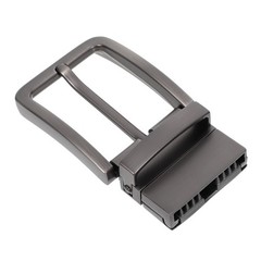 Reversible Single Prong Belt Buckle – Men 3.3cm/1.3inch Wide Belt Clip Zinc