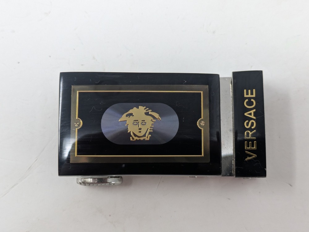 Versace Medusa Logo Adjustable Belt Buckle