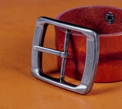 Heavy Duty Silver Finish Center Bar Replacement DIY Belt Buckle Fits 38mm Belts