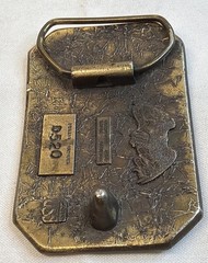 Deer Belt Buckle 1976 Rectangle 3.25 By 2.25 in Number D520 Made USA
