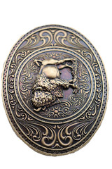 New Men Antique Gold Metal Buffalo Bull Belt Buckle Cowboy Western Fashion Rodeo