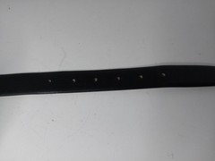 47in Men Reversable Italian Leather Belt, Burgandy/brown &Black. Gold Buckle.