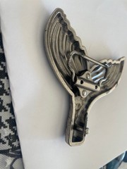 Handmade Mermaid Tail Belt Buckle Vintage Nautical Jewelry Ocean Sea Style Gift