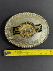 Vintage 1978 Raintree Grand Ole Opry Nashville Tennessee Belt Buckle 3.75&Prime;