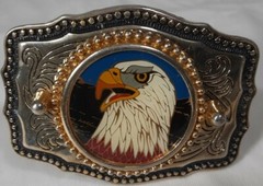 Vintage American Bald Eagle Belt Buckle *Made In USA*