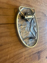 Golden Mountain Landscape Belt Buckle Forest Sunrise Pine Father&rsquo;s Day Gift