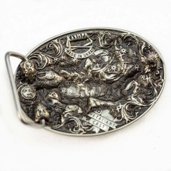 Sagittarius german silver belt buckle, Horoscope Astrological Zodiac Sign buckle
