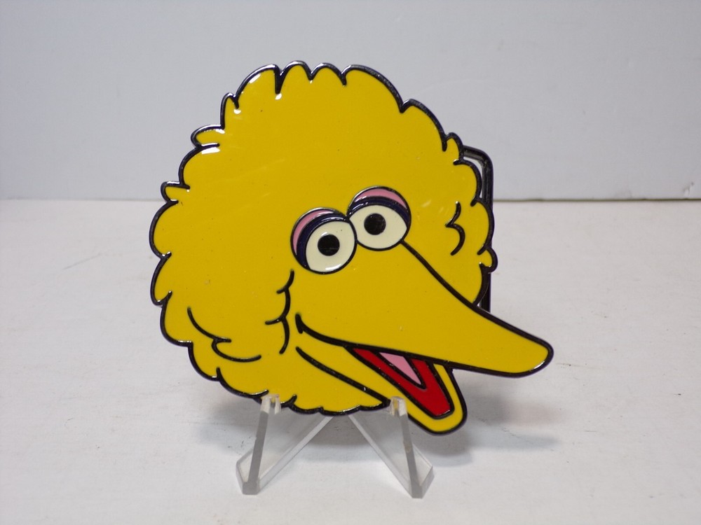 Big Bird Sesame Street 2011 Metal Enamel Belt Buckle 101124WT2-Z3