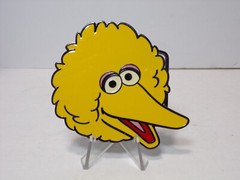 Big Bird Sesame Street 2011 Metal Enamel Belt Buckle 101124WT2-Z3
