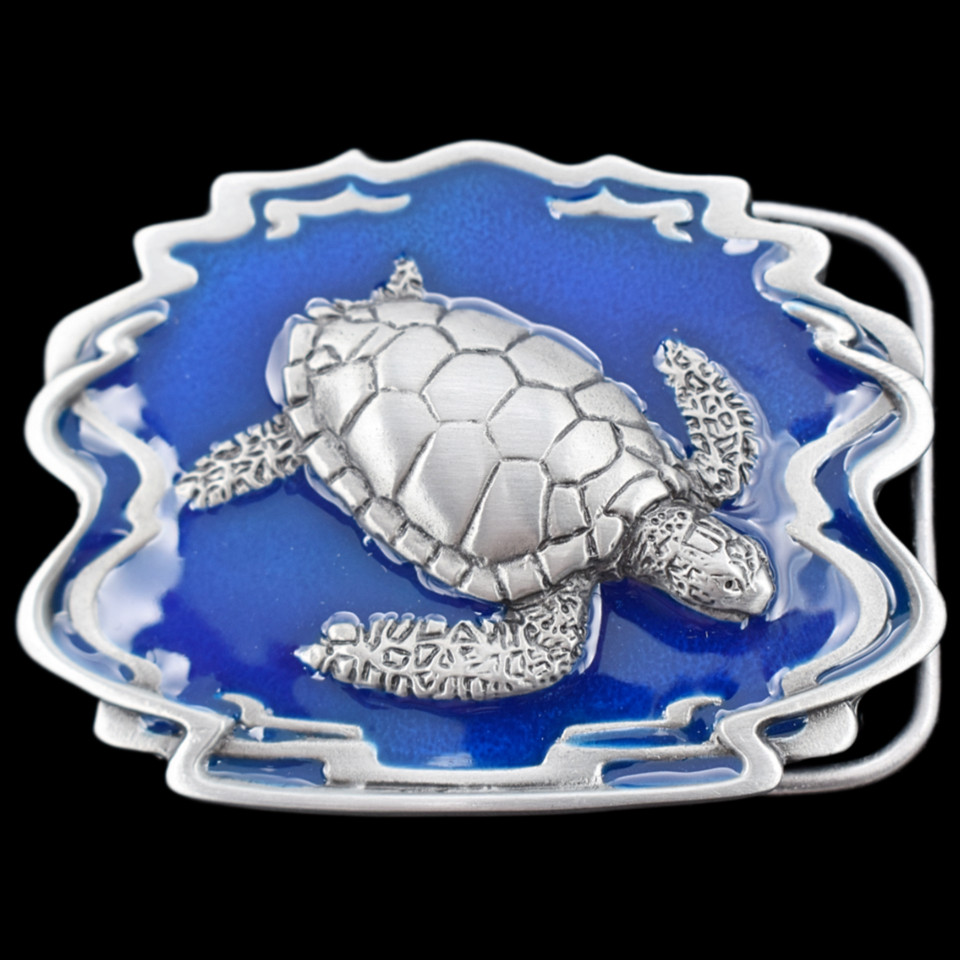 Sea Turtle Belt Buckle by Great American Products