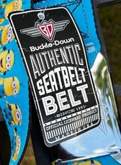 Buckle Down Despicable Me Minion Dave Face Unisex Buckle Belt Graphic Print 45&Prime;