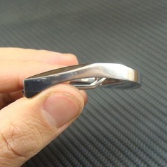 Titanium Pin Single Tongue Buckle Anti allergy Belt Buckle for 1.5&Prime; Belt Z235