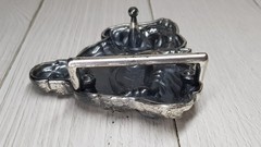 Belt Buckle Buddha, Switzerland, marking