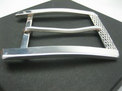 STERLING SILVER 925 BUCKLE AVAILABLE FOR 1&Prime; 1-1/8&Prime; 1-1/4&Prime; 1-3/8&Prime; 1-1/2&Prime; BELTS