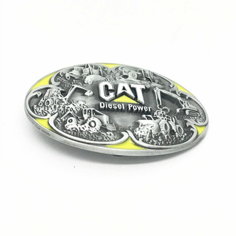 Cat Diesel Power Metal Belt Buckle