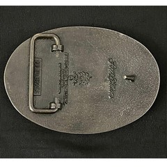 Vintage Award Design Medals Elk Deer Belt Buckle Solid Brass Tone