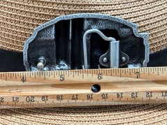 Antiqued Silver Finished Welder Professions Belt Buckle