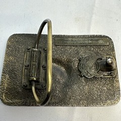 Bass anglers sportsman society belt buckle 1988 Exclusive American Buckle Co