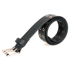 Milwaukee Leather MP7119 Men&rsquo;s Genuine Leather Grommet Detailing Nickel Buckle