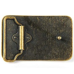 Rectangular Metal Belt Buckle, Vintage Style, Celtic Knot, Men&rsquo;s, Zin…